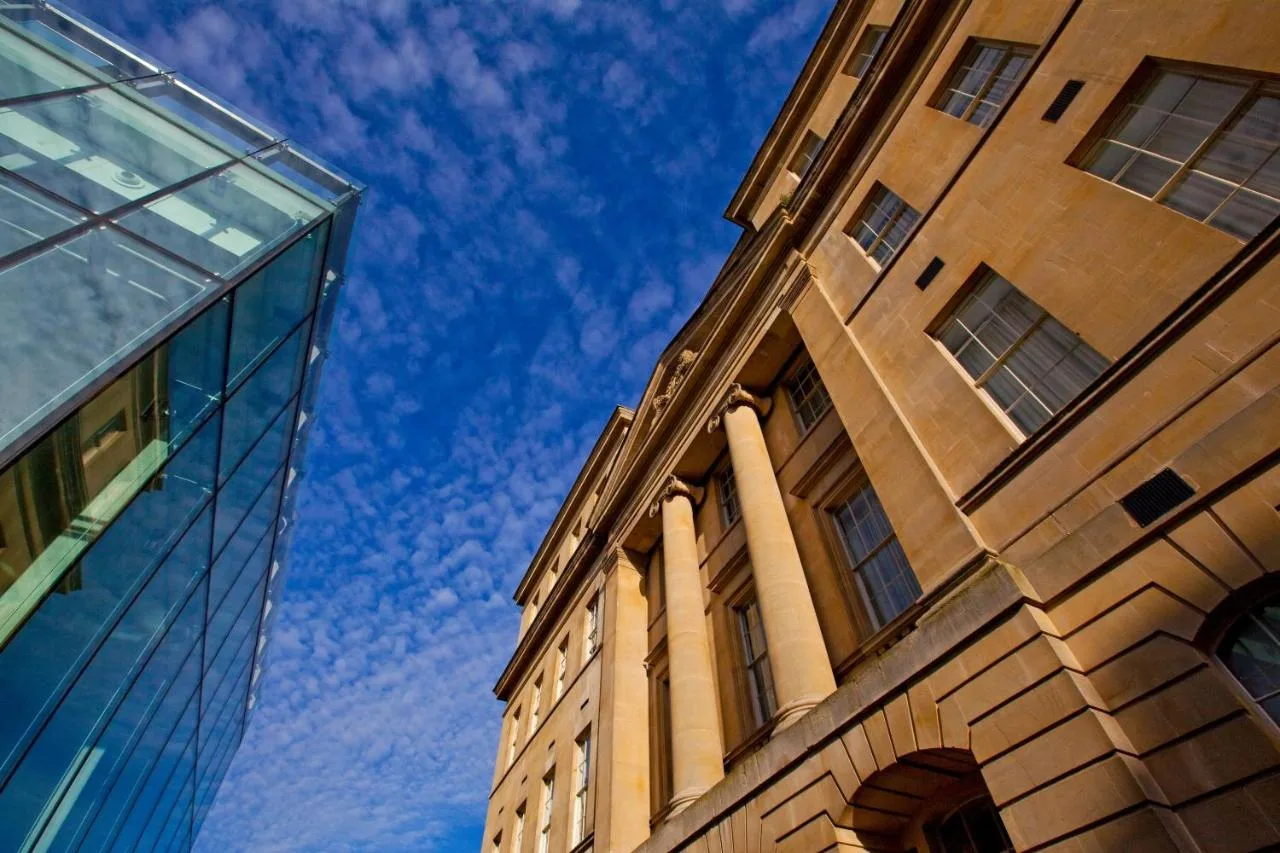 a tall building with the sky in the background at The Gainsborough Bath Spa in Bath
